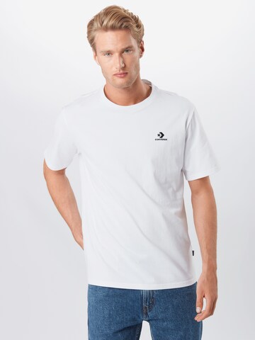 Coupe regular T-Shirt CONVERSE en blanc : devant