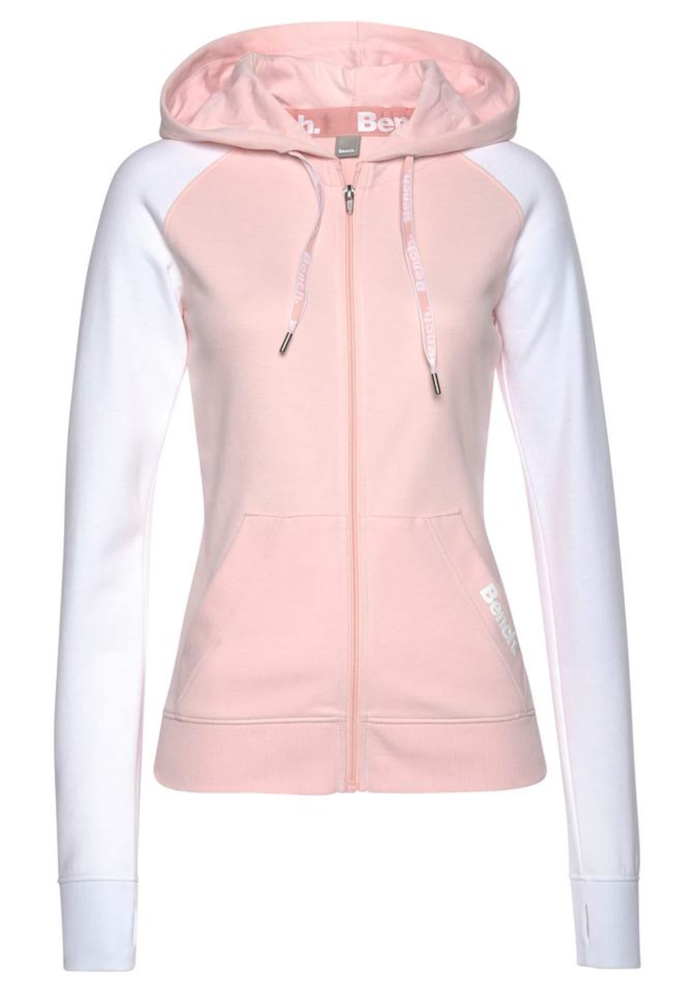 BENCH Кофта на молнии в Ярко-розовый: спереди