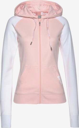 BENCH Zip-Up Hoodie in Pink / White, Item view