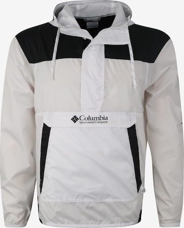 Veste outdoor 'Challenger' COLUMBIA en blanc : devant