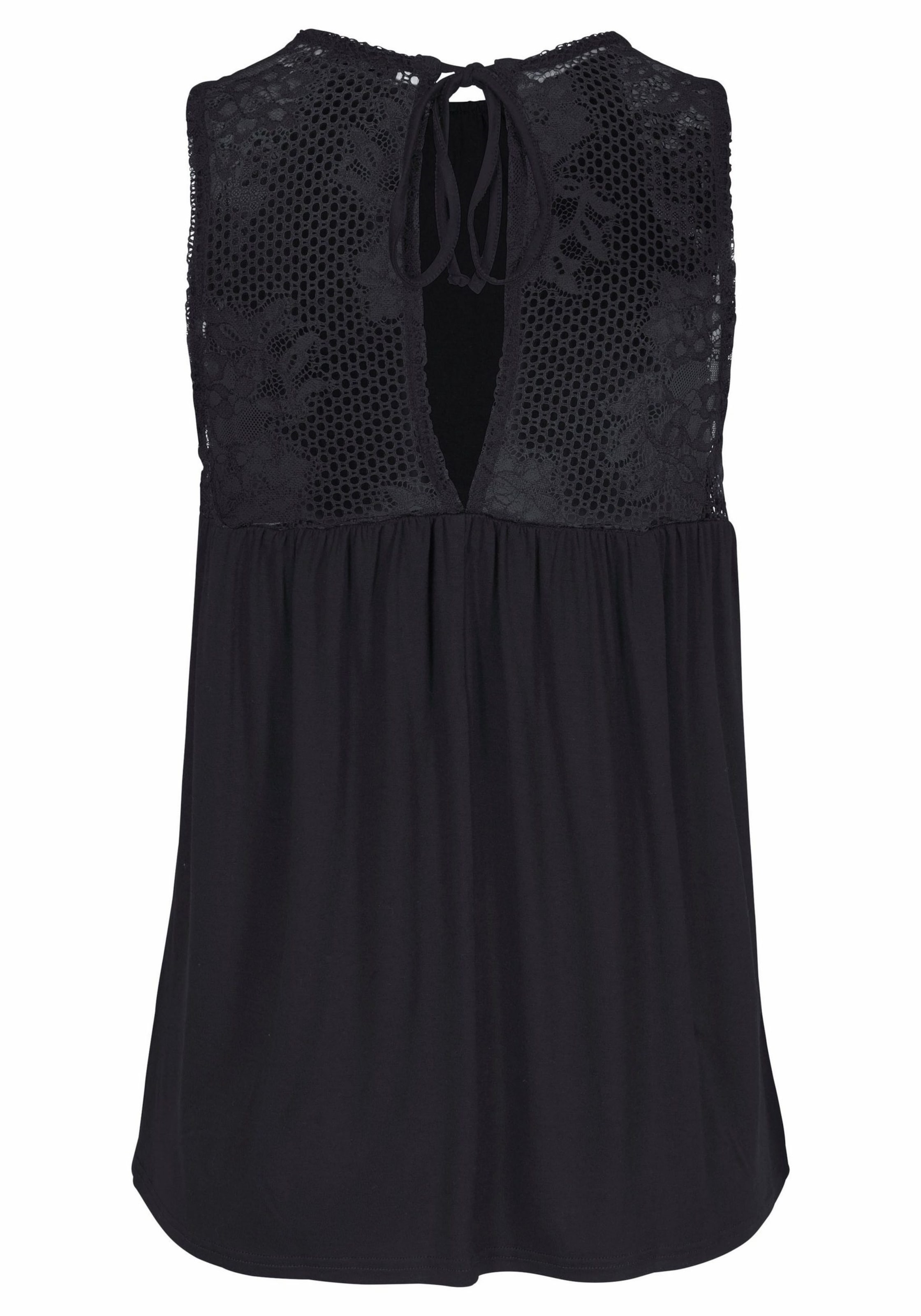 LASCANA Топ в Черный