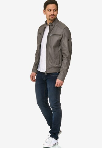 INDICODE JEANS Between-Season Jacket 'Germo' in Grey