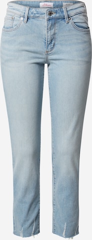 s.Oliver Slimfit Jeans 'Betsy' in Blau: predná strana