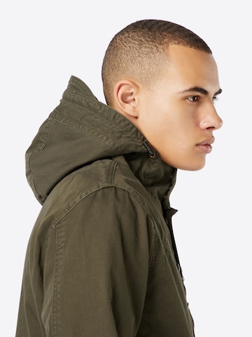 Parka mi-saison Urban Classics en vert