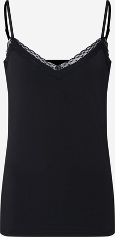 PIECES - Top 'Kate' en negro: frente