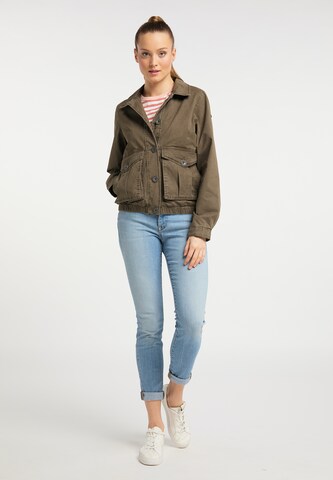 DreiMaster Vintage Between-Season Jacket in Brown: front