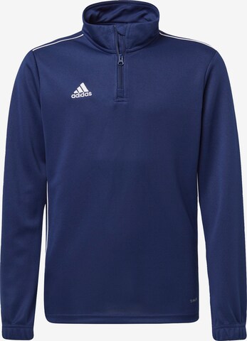 ADIDAS PERFORMANCE Sportief sweatshirt 'Core 18' in Blauw: voorkant