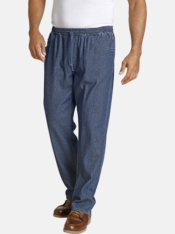 Jan Vanderstorm Loose fit Pants 'Daan' in Blue: front