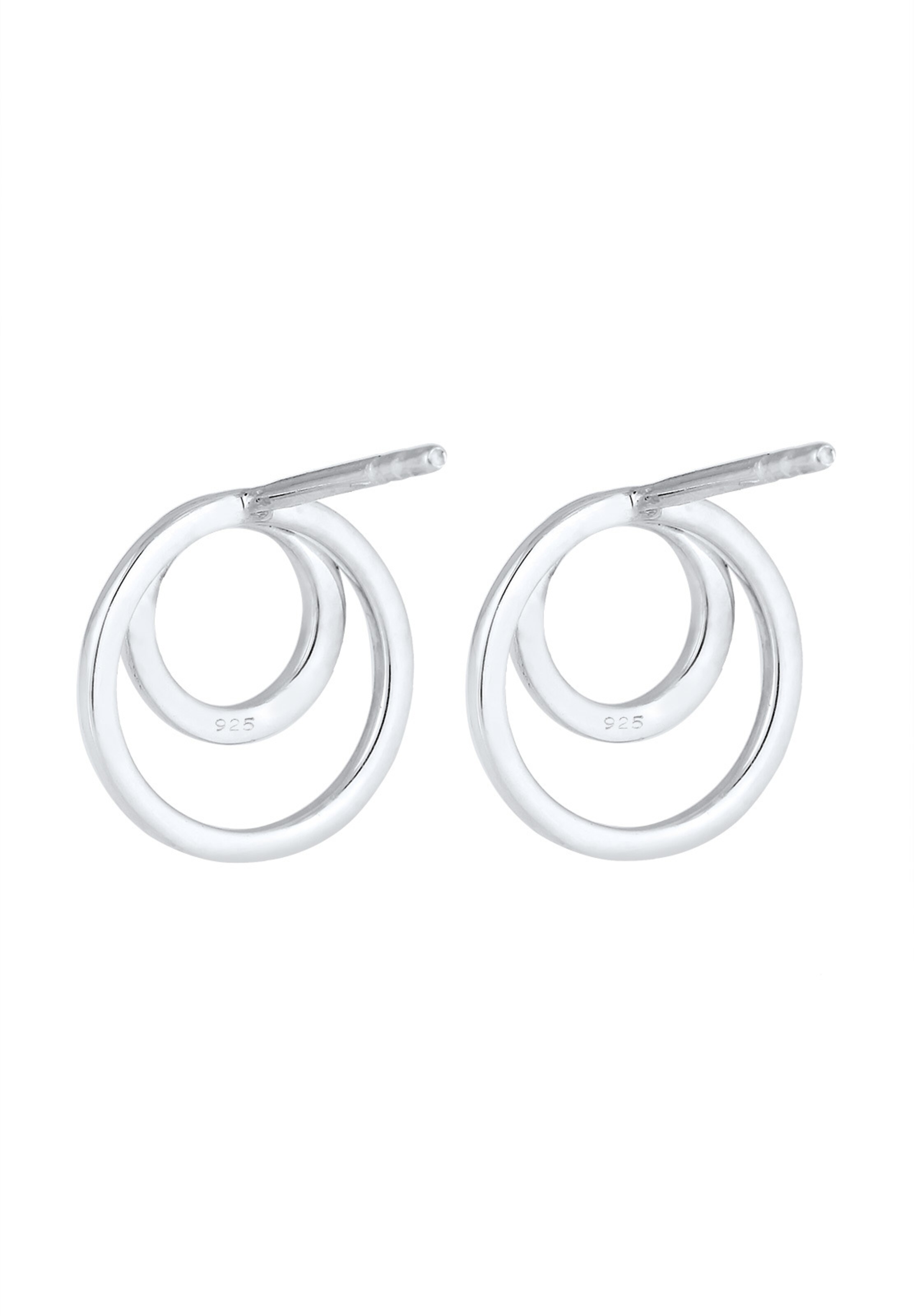ELLI Earrings 'Kreis' in Silver