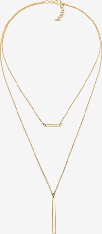 ELLI Ketting 'Geo Layer' in Goud: voorkant