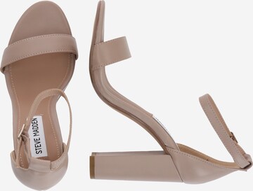 STEVE MADDEN Páskové sandály – hnědá