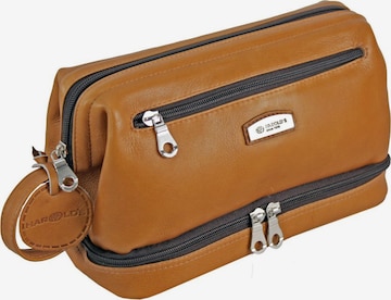 Harold's Toiletry Bag 'Country' in Brown: front