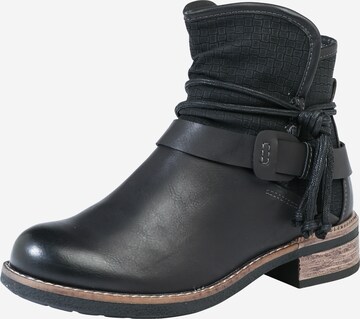 Rieker Boots in Black: front