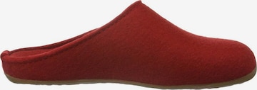 HAFLINGER Slippers in Red