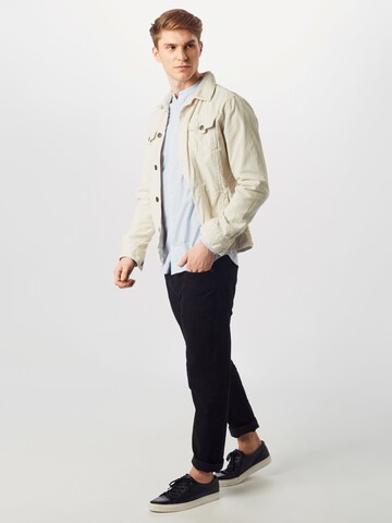 JACK & JONES Regular fit Overhemd 'JPRBLASPRING BAND' in Blauw: voorkant