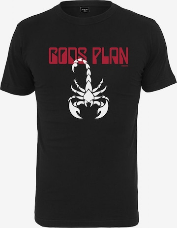 T-Shirt 'Gods Plan' Mister Tee en noir : devant