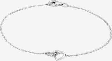 ELLI Armband 'Doppelherz' i silver: framsida