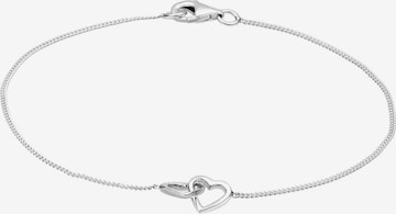 ELLI Bracelet 'Doppelherz' in Silver: front