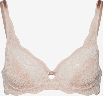 TRIUMPH Push-up Bra 'Amourette Charm W' in Beige: front