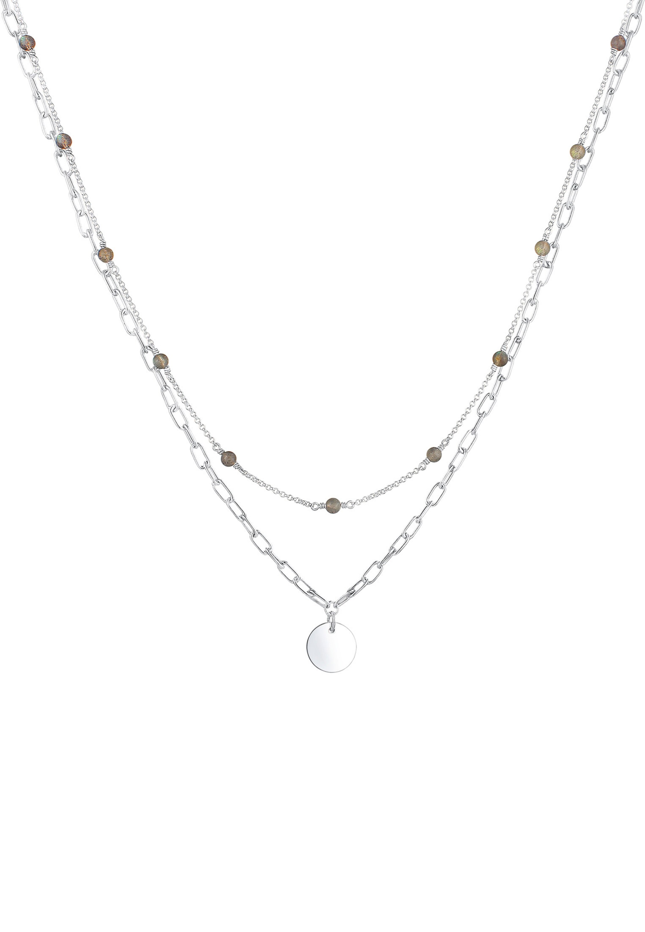 ELLI PREMIUM Necklace 'Layer' in Silver