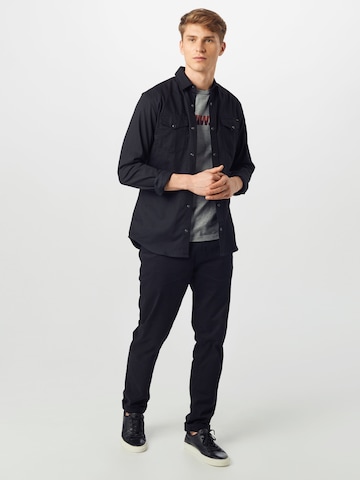 JACK & JONES - Ajuste regular Camisa 'SHERIDAN' en negro