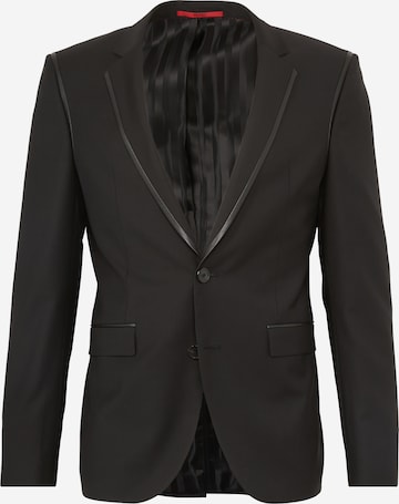 HUGO Slim fit Business Blazer 'Arwet' in Black: front