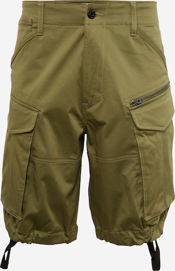 G-Star RAW Pantalon cargo 'Rovic Relaxed' en vert foncé / noir, Vue avec produit