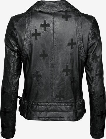 Maze Lederjacke 'Movas' in Schwarz