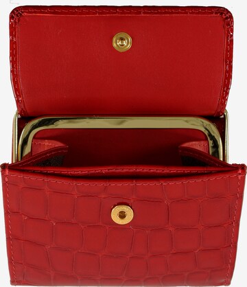 Braun Büffel Wallet in Red