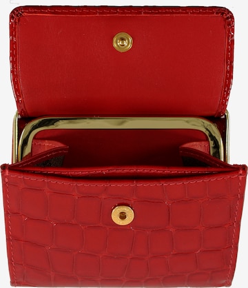 Braun Büffel Wallet in Red