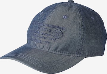 TOM TAILOR Baseball-Cap in Blau: predná strana