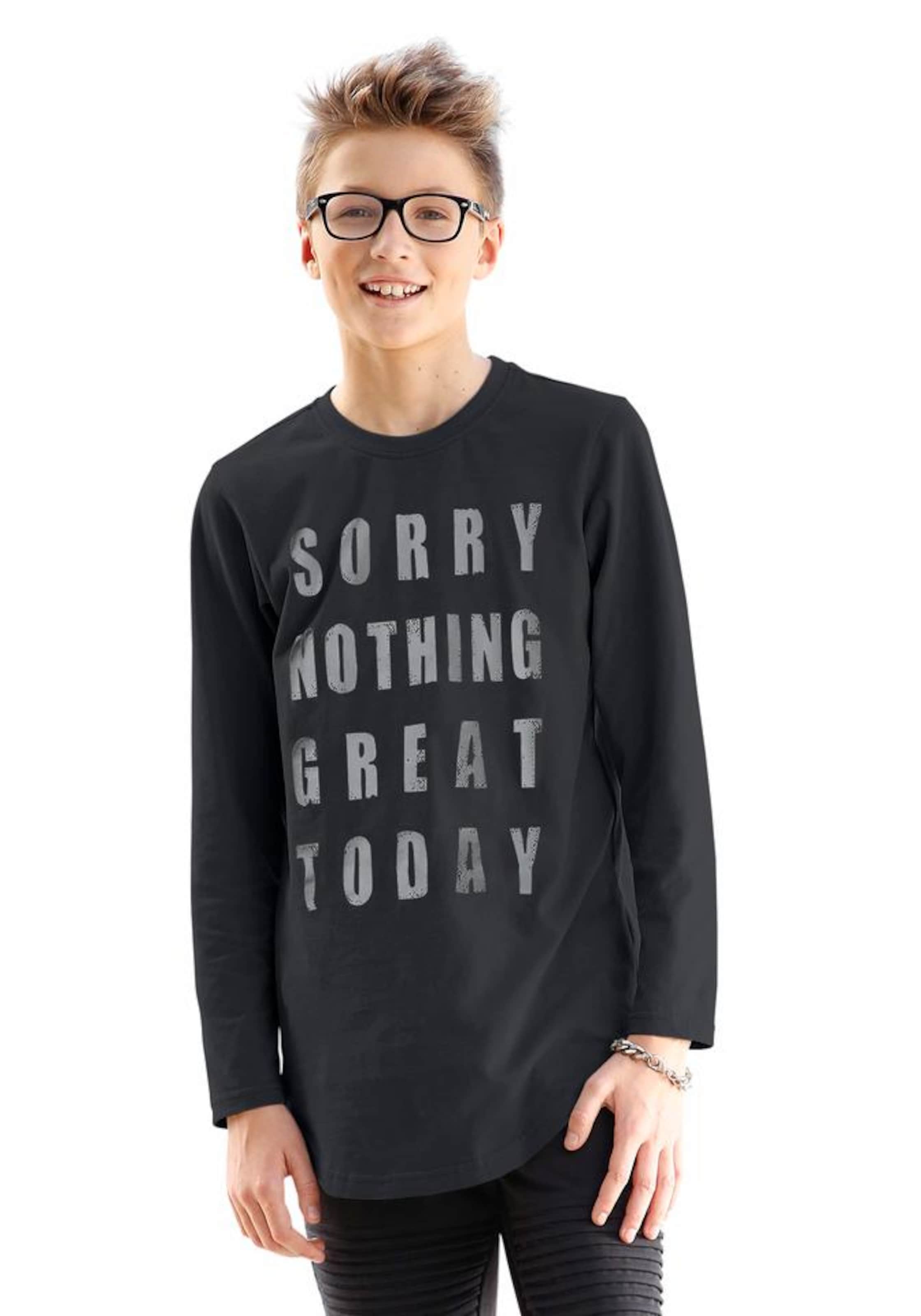 FIRETTI Halsschmuck: Collier mit Perlen und funkelnden Zirkonia in Silber: Vorderseite