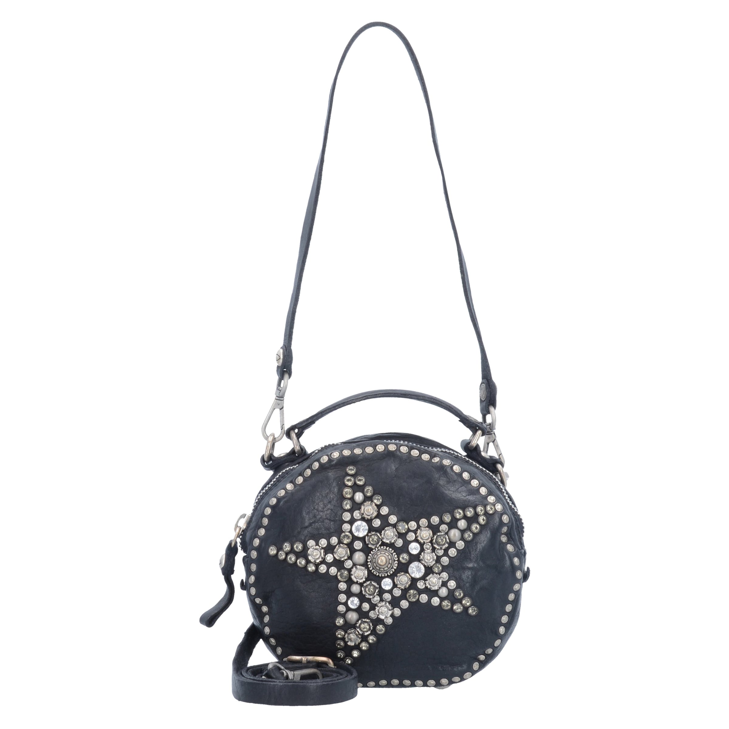 Campomaggi Crossbody Bag in Black: front