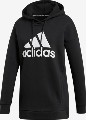 ADIDAS PERFORMANCE Sportsweatshirt 'Must Haves Badge' in Schwarz: predná strana