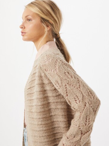 ONLY Knit cardigan 'Vanessa' in Beige