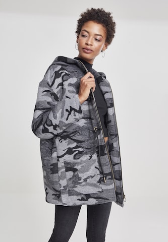 Urban Classics Between-Seasons Parka in Grey: front