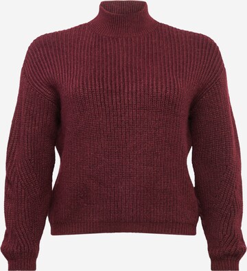 Guido Maria Kretschmer Curvy Sweater 'Lena' in Red: front