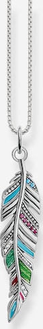 Thomas Sabo Necklace 'Ethno Feder' in Silver: front