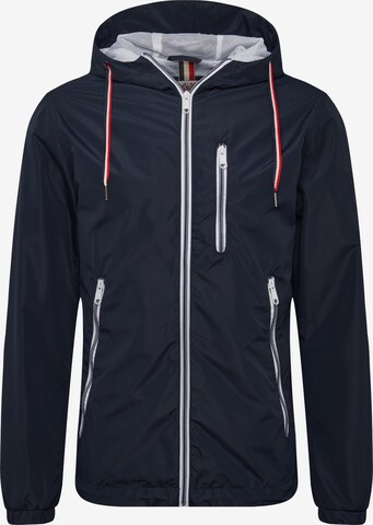 Veste mi-saison 'Jorsignal' JACK & JONES en bleu : devant