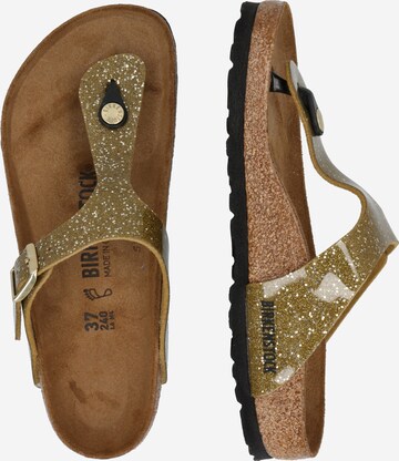 Sandales 'Gizeh' BIRKENSTOCK en or