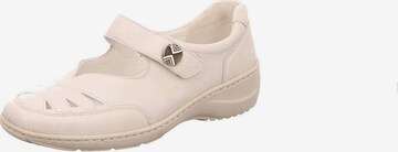 WALDLÄUFER Classic Flats in White: front