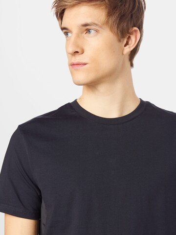 Urban Classics Regular fit Shirt 'Military Muscle' in Black