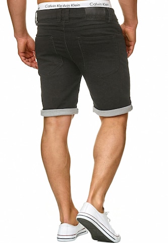 INDICODE JEANS Regular Shorts 'Lonar' in Schwarz