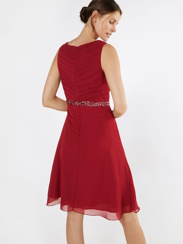 mascara Cocktail Dress in Red