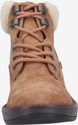 Blowfish Malibu Lace-Up Ankle Boots in Brown