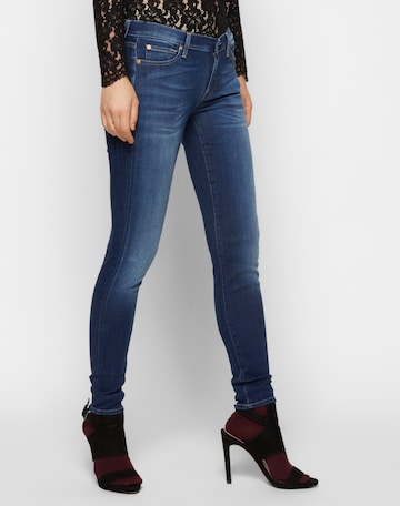 7 for all mankind Skinny Jeans in Blue: front