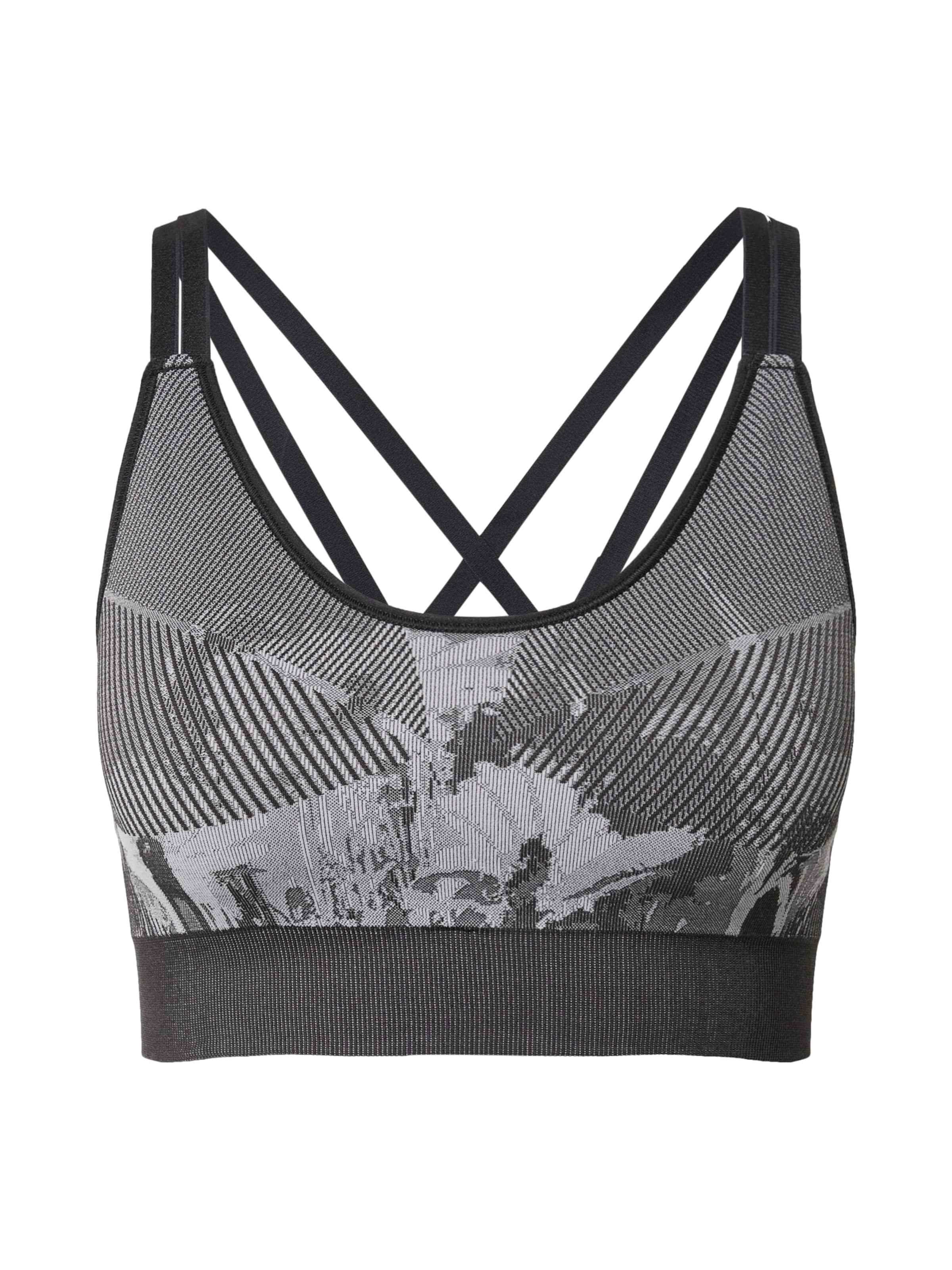 ADIDAS SPORTSWEAR Bustier Urheilurintaliivit värissä musta: etupuoli