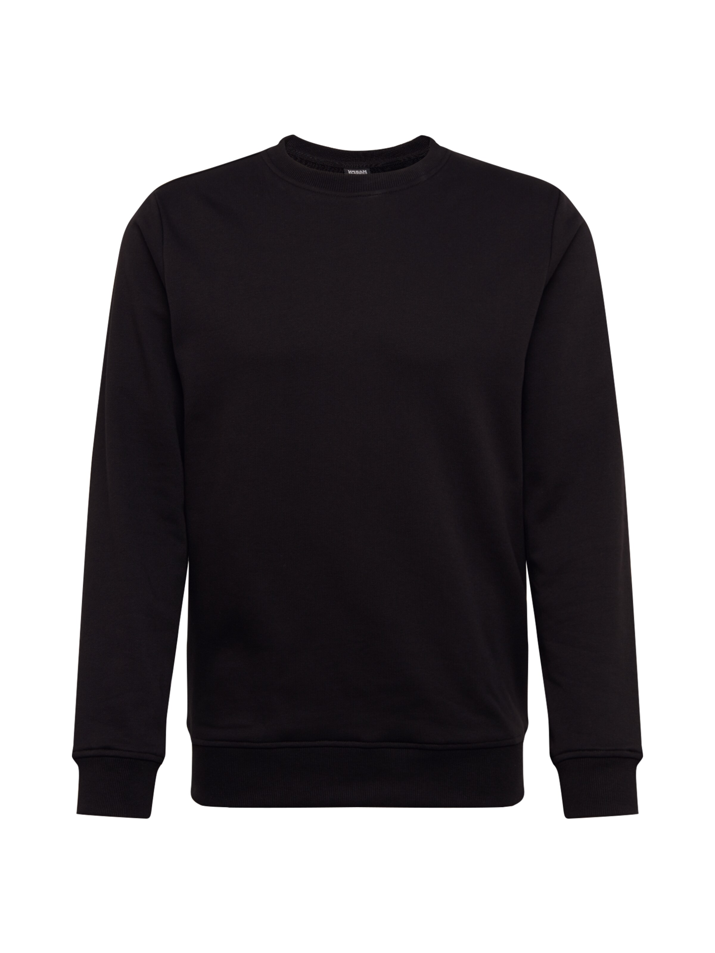 melns Urban Classics Sportisks džemperis: no priekšpuses