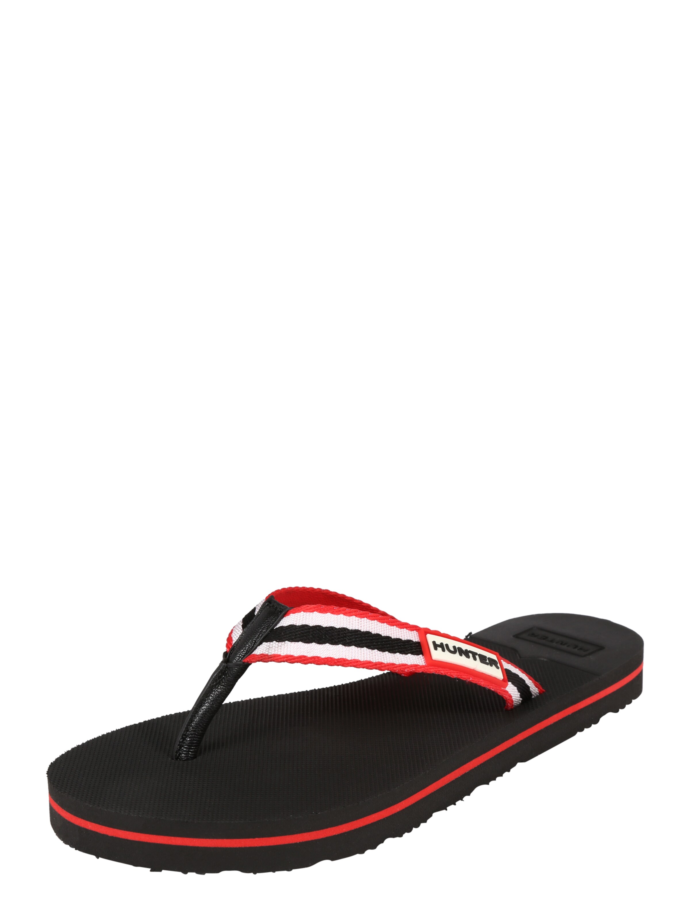 HUNTER - Muiltjes in de kleur Zwart