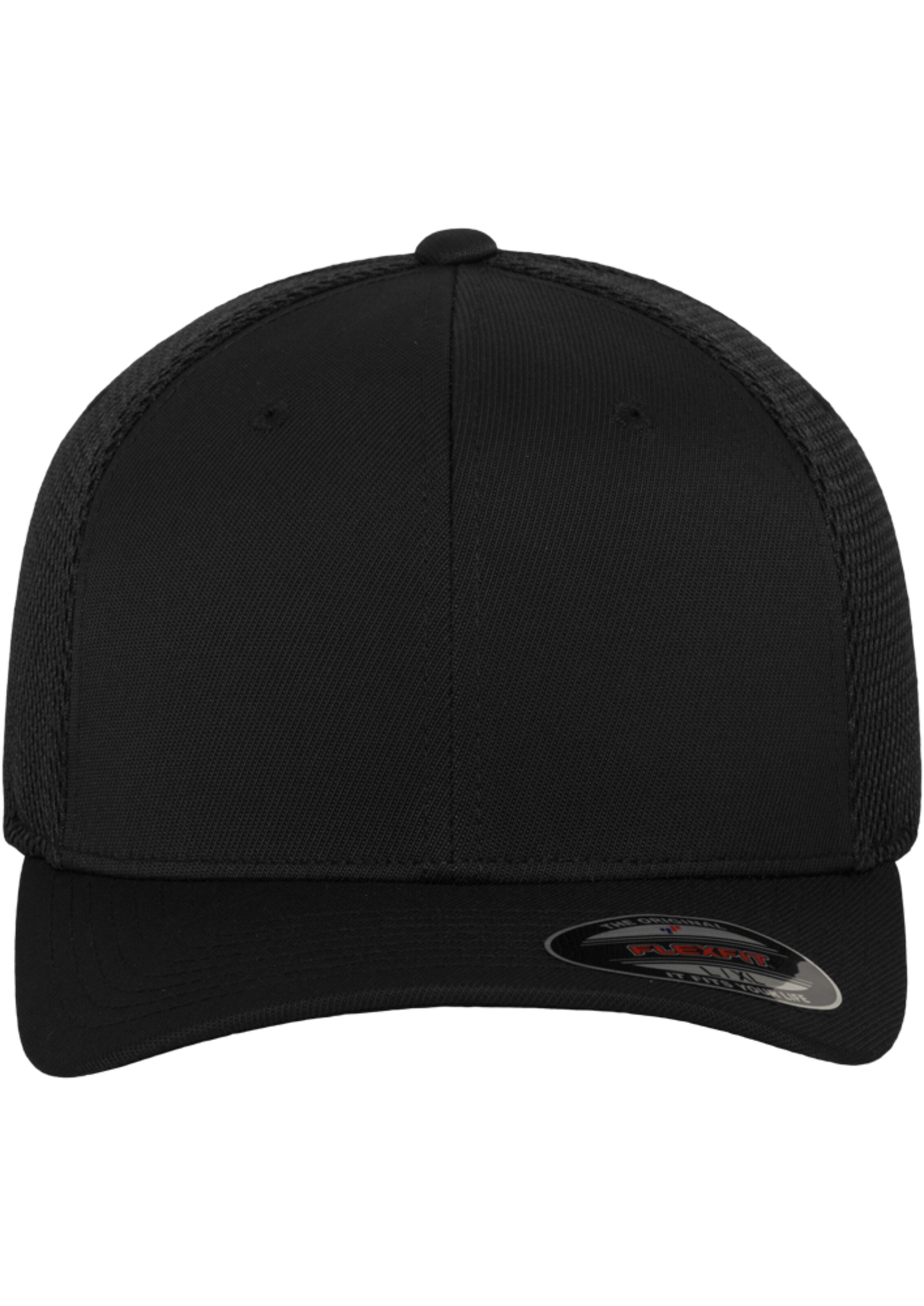 Casquette Flexfit en noir : devant